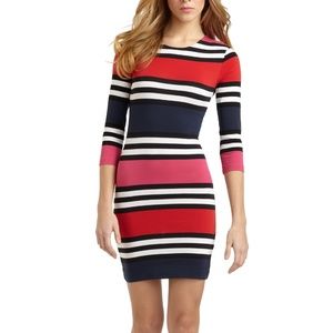 French Connection 'Jag' Multi Stripe Jersey Dress